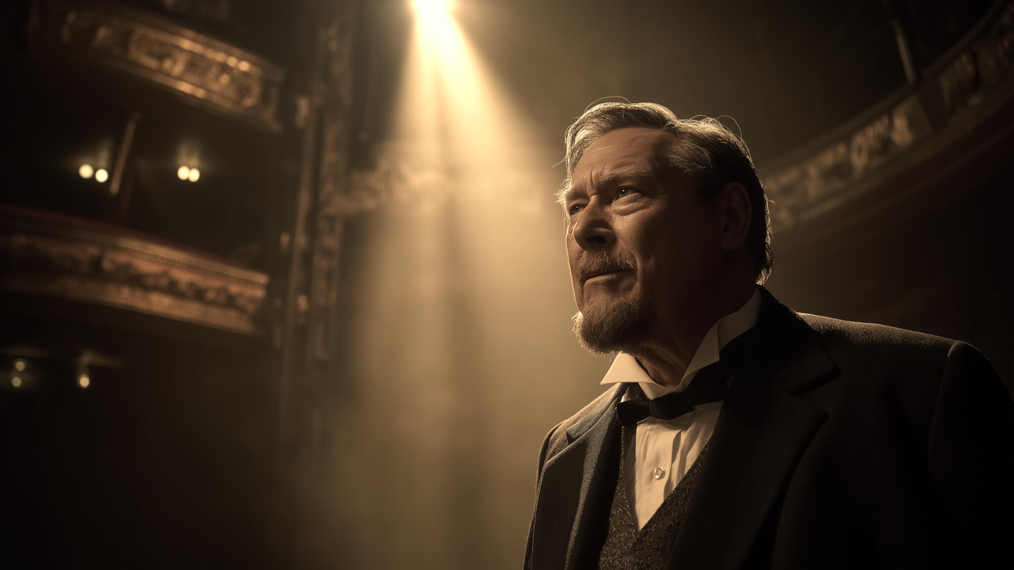 The Whisperer on the stage